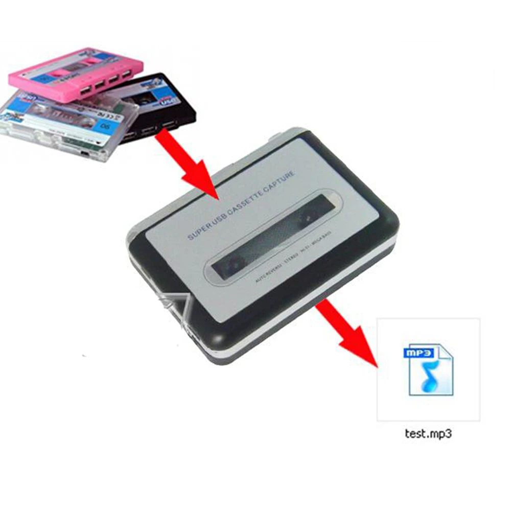 USB ленточный проигрыватель Crosstalk в MP3 Hi Fi конвертер EC007 кассетные рекордеры