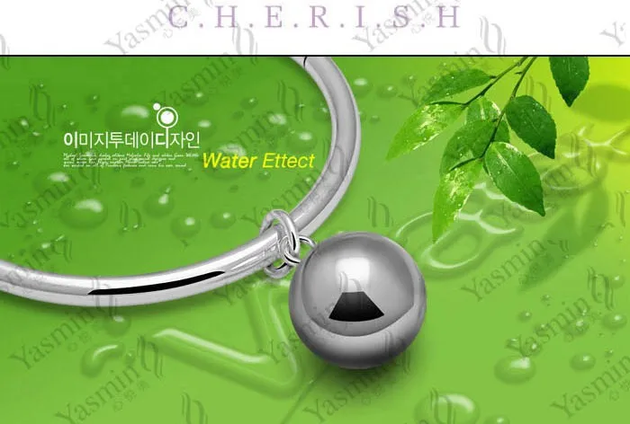 925 чистого серебра многие элементы браслет, колокол браслет мяч браслет в форме сердца браслет подарки для девочек Аксессуары