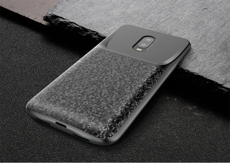 

For OnePlus 6T Battery Charger Case 4700mAh External Backup Charger Power Bank for one plus 6t Charging Phone Case Capa