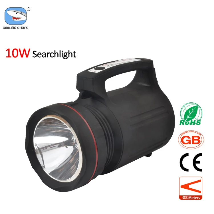 Most Powerful Searchlight 10W LED Rechargeable Handheld Flashlightin