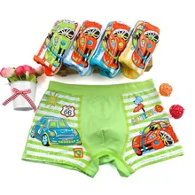 10 шт./лот детская одежда для мальчика Бэтмен хлопчатобумажные, с мультипликационными персонажами Нижнее бельё трусы-боксеры для мальчиков с бантами; дышащие трусы 3-11Year TP01