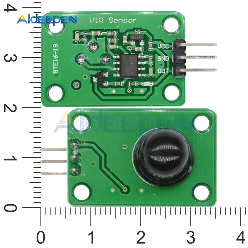 1 шт. пироэлектрический инфракрасный датчик обнаружения человеческого тела PIR датчик движения модуль для Arduino MCU Модуль платы 120 градусов
