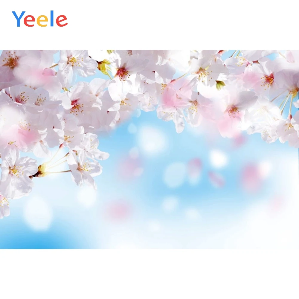 

Yeele Vinyl Pink Flowers Children Baby Birthday Party Photography Background Wedding Love Photographic Backdrop For Photo Studio