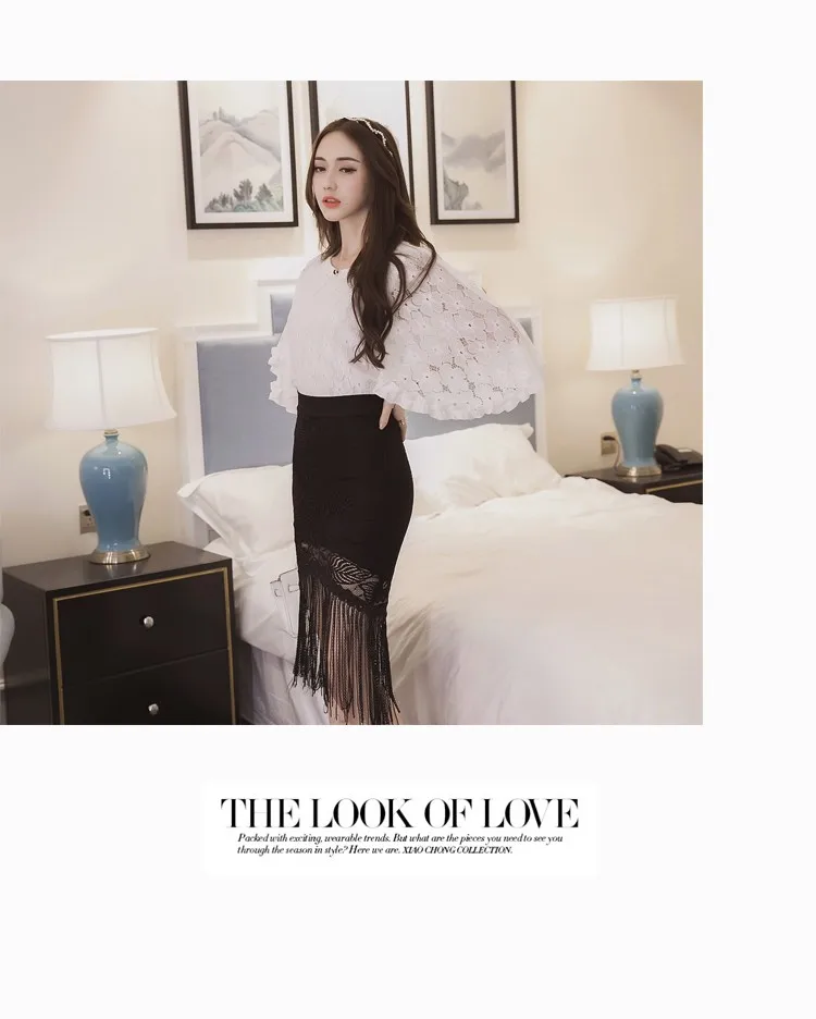 Отличное качество Высокая Талия Кружева Ленточки Русалка Lap элегантная юбка-карандаш Для женщин облегающий, большой размер юбка средней длины S-5XL