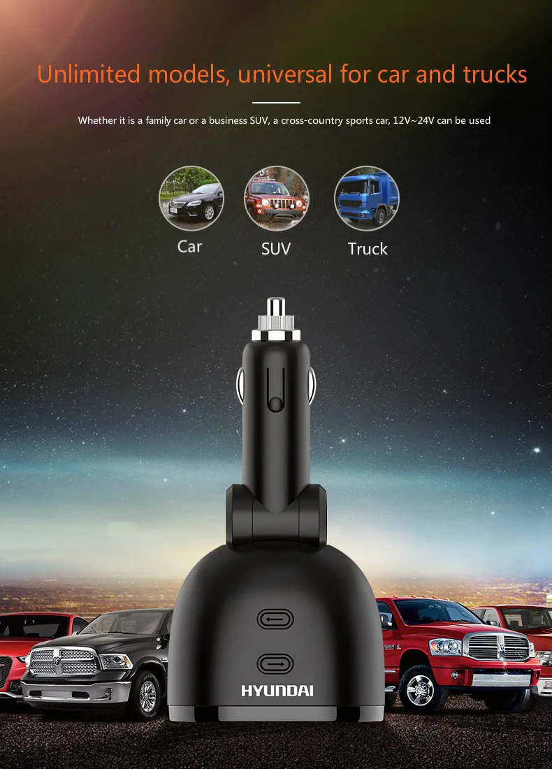 3.1A Dual USB Ports Universal Intelligent Charging Fast Charger Dual USB Car Charger For iPhone Samsung Mobile Android Phone