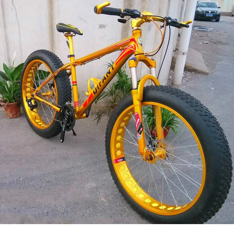Top KALOSSE snow bike 26*4.0 inch tires fat beach mountain bike 21/24/27/30 speed bicicleta mountain bike 6 Top KALOSSE snow bike 26*4.0 inch tires fat beach mountain bike 21/24/27/30 speed bicicleta mountain bike 6
