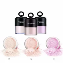 Рассыпчатая пудра для лица консилер масло-контроль настройки maquiagem Макияж порошок консилер прозрачный Гладкий финишный пудра для лица