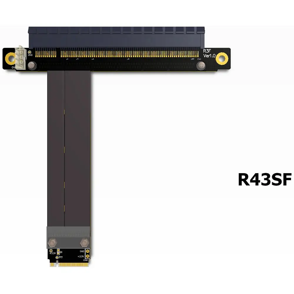 32G/bps PCI e 16x до M2 M.2 для NVMe Key M 2230 2242 2260 2280 Riser Card Gen3.0 кабель PCIe x16 удлинитель с кабелем