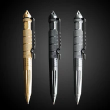 1PCS Tactical pen tungsten steel rotating unisex pen window metal ballpoint pen multifunctional
