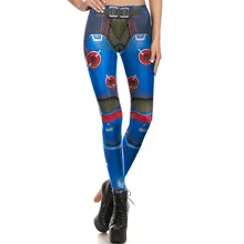 1680 Fitness Elastic Women Leggings Sexy Girl Polyester Slim Fit Workout Pants Trousers Blizzard OW Game Tank Zarya Mech Printed