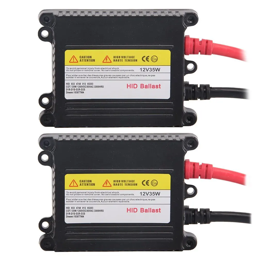 2 шт. 12V hid ксенон балласт 35 Вт Цифровой Тонкий скрытый блок электронный зажигания