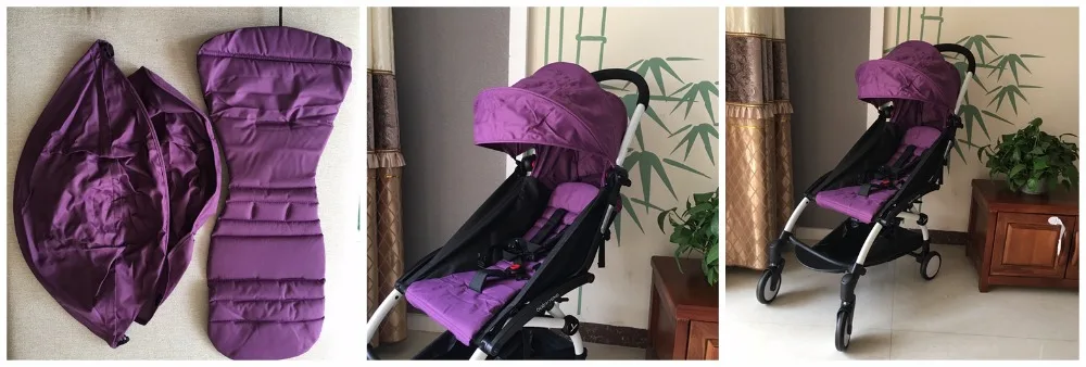 baby stroller accessories on sale Textile 165 SunShade+seat cushion Baby Stroller Accessoire Fit for yoya strollers mat sun canopy shield poussette pad oxford baby stroller accessories essentials