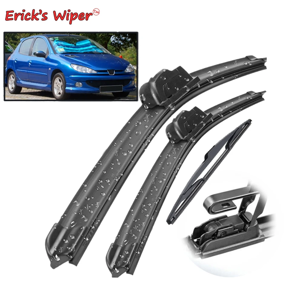 Набор щёток стеклоочистителя Erick's для Peugeot 206 хэтчбек 2001-2006 26/16/14 дюймов |