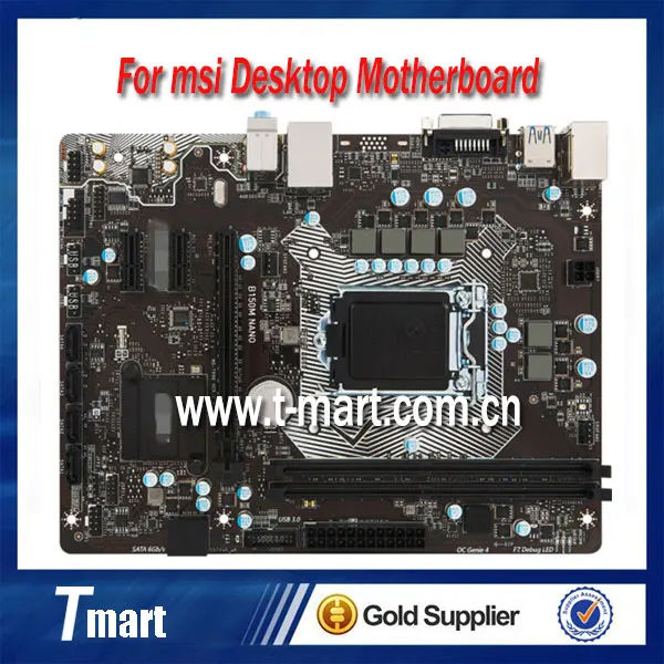 100% working desktop motherboard for B150M NANO LGA1151 DDR4 system mainboard fully tested | Компьютеры и офис