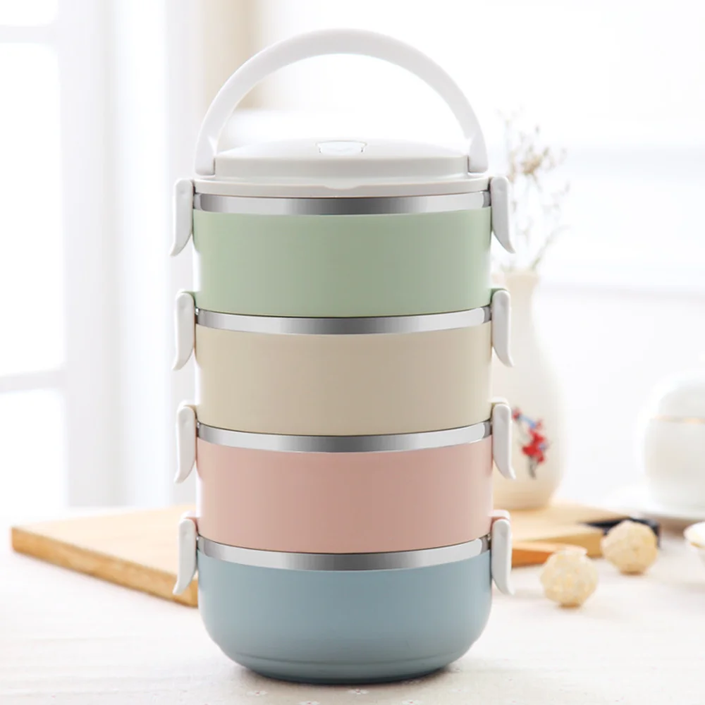 

Stainless steel insulated lunch box multi-layer detachable student children Bento box compartment insulation barrel LM5231017py