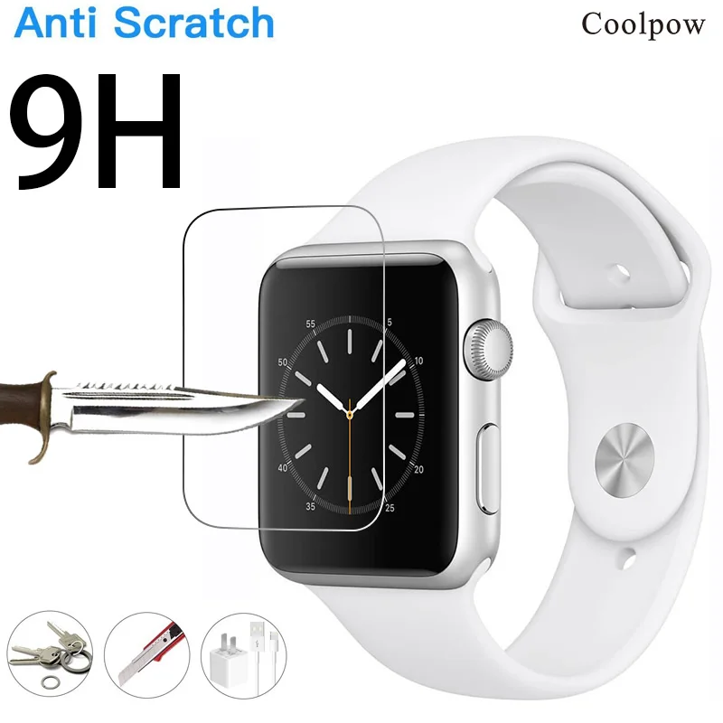 Уровень твердости 9H apple watch стеклянная пленка часы 1 2 3 iwatch серии 38 42 закаленное
