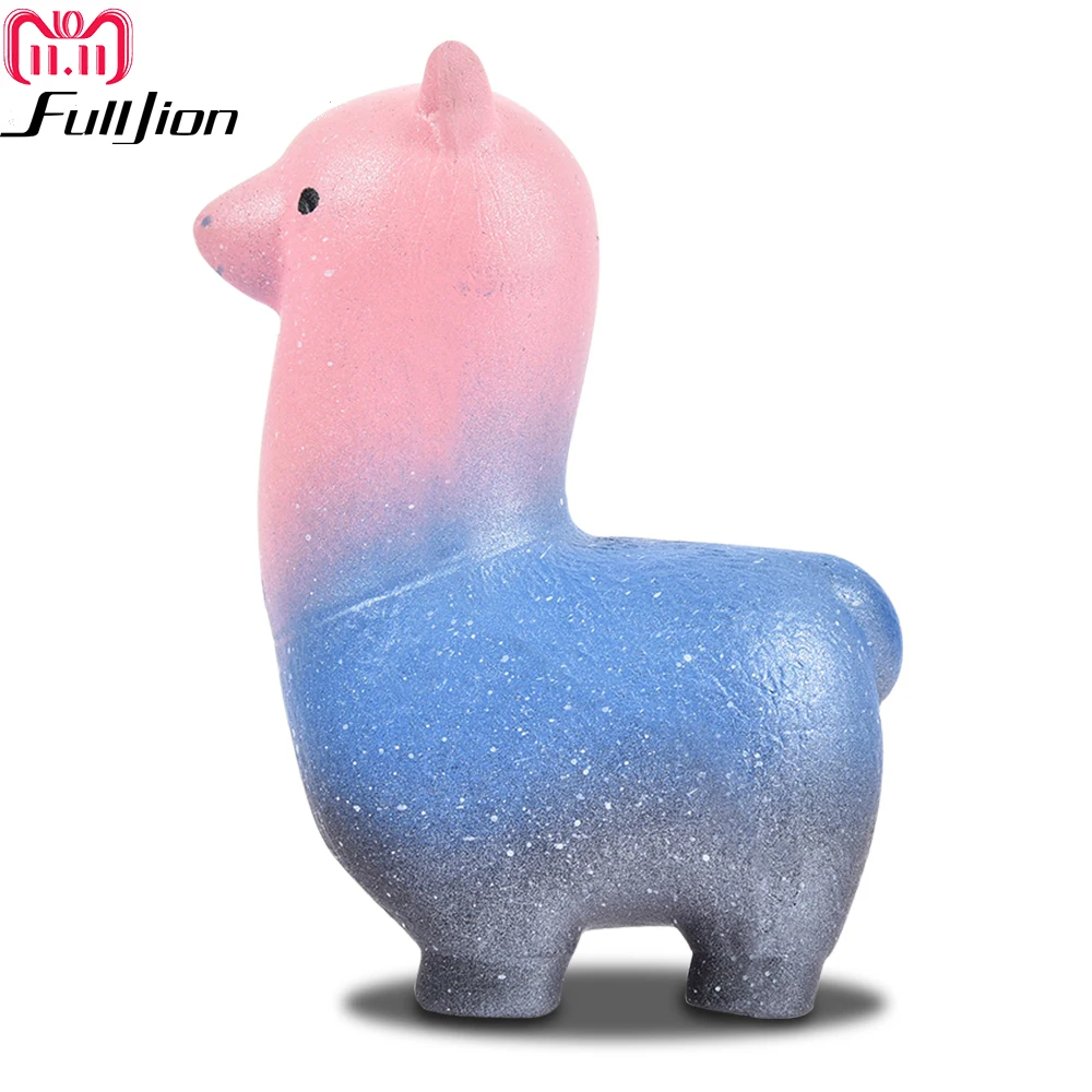 Fulljion Альпака Squishy Squishe Новинка кляп игрушечные лошадки весело стресс-сюрприз