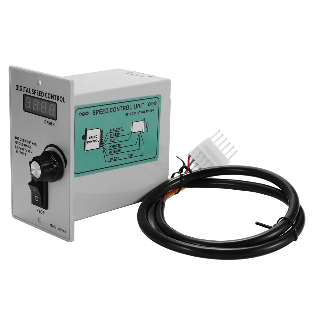 

Digital Display Speed Motor Controller Mini Low Energy Consumption Wide Speed Range AC Motor Speed Controller Forword Backword