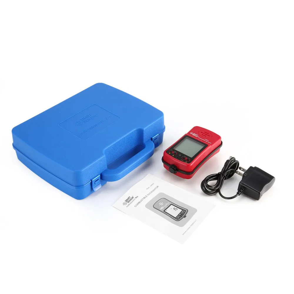 

Smart Senor AS8902 Combustible gas monitor Natural Gas Coal Gas Methane Toxic Gas detector Air Quality Monitor