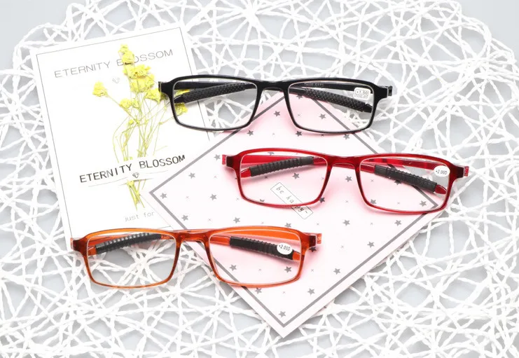 Eyesilove пластиковые TR90 очки для чтения мужчин и женщин Пресбиопия линзы мощность + 1