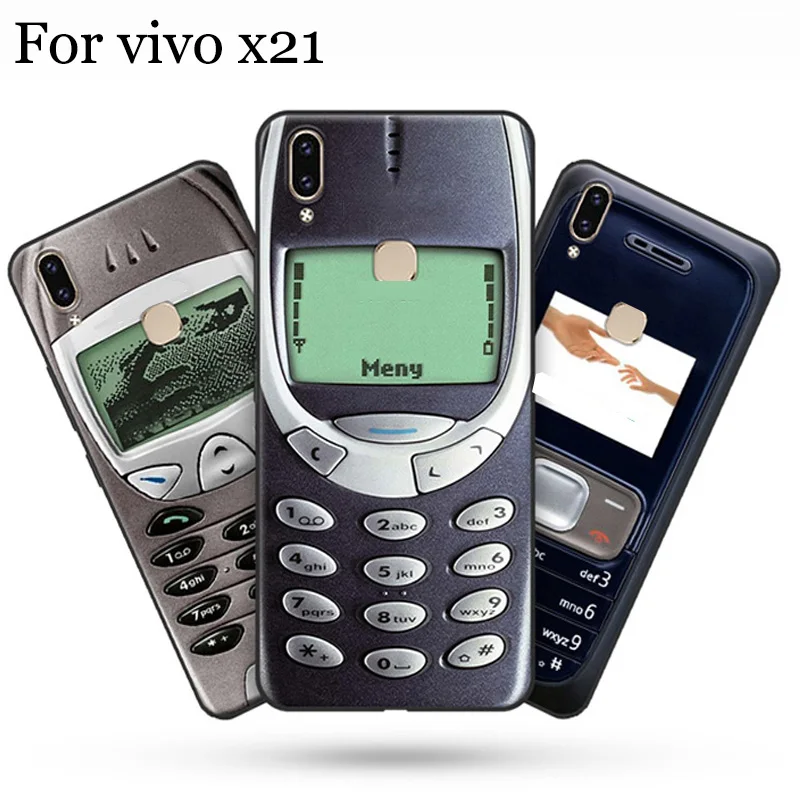 Модные САППУ для Vivo x 21 чехол Винтаж Мягкие телефонные чехлы 6,2" для Vivo x 21 задняя крышка мультфильм в виде ракушки САППУ
