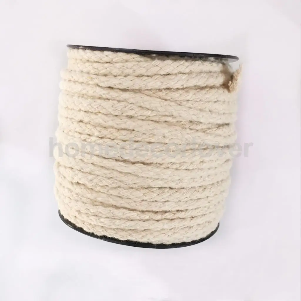 Multi-purpose Natural Twisted Cotton Rope Clothesline Rope Knitting Cord Crafts