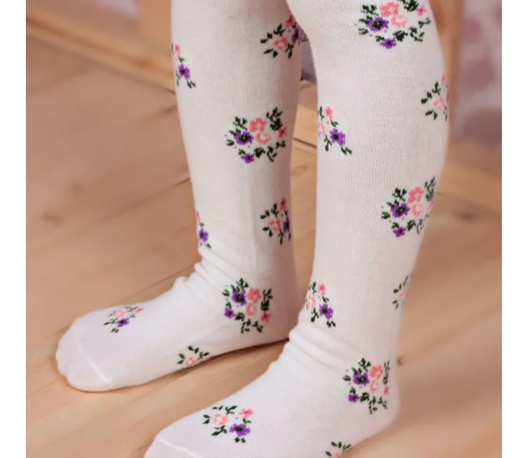 Новые детские носки для девочек детские гольфы высокие носки с хлопковые носочки с завязками для детей EF53695 ZT