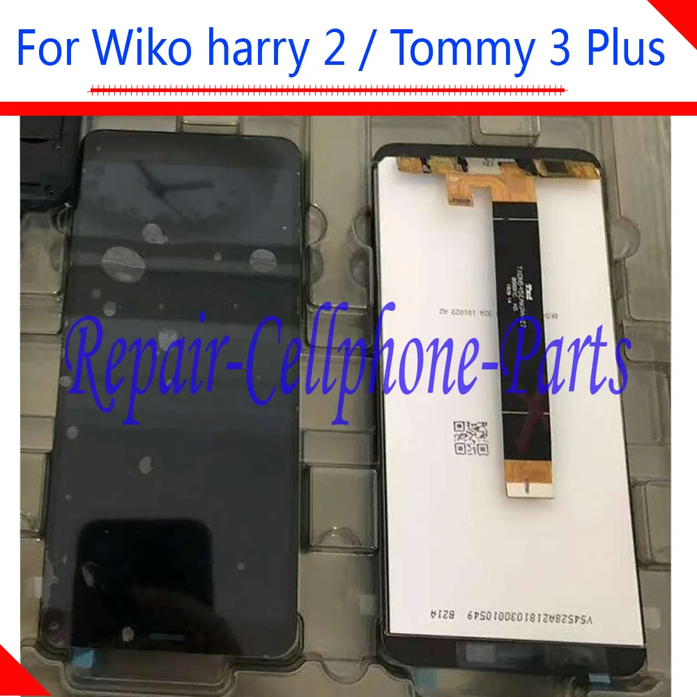 

5.4 inch NEW Full LCD display + Touch Screen Digitizer Assembly For Wiko Tommy 3 Plus M2447 / harry 2 Free Shipping