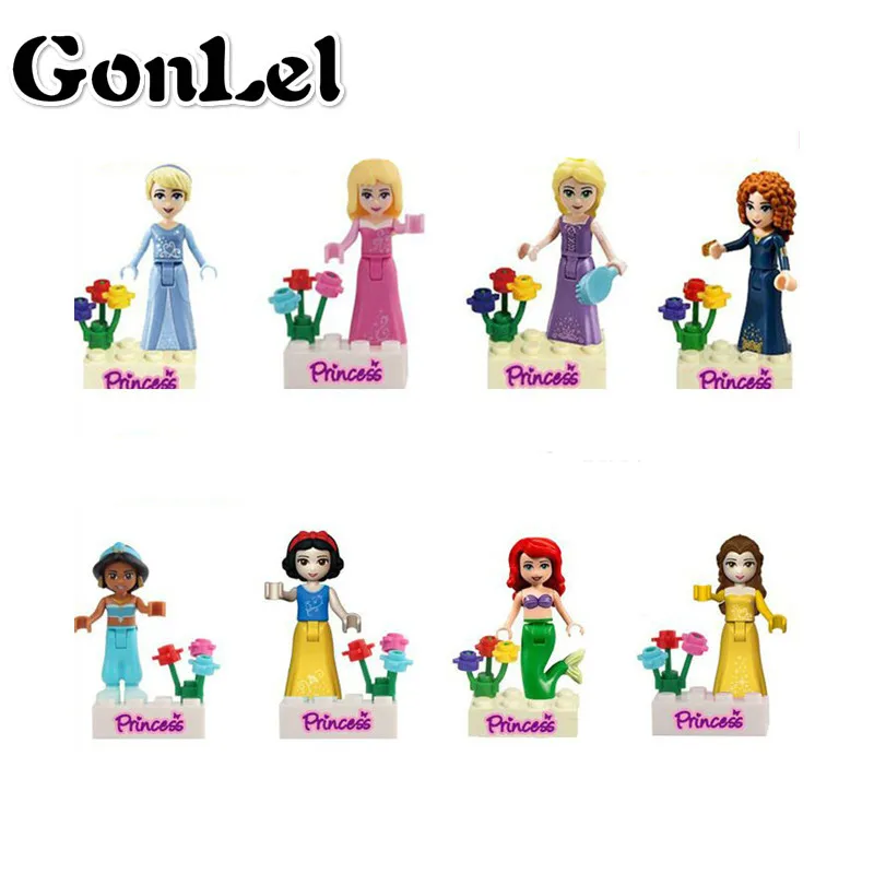 

A Toy A Dream Friends Series Building Blocks Princess Compatible with Friends for Girl 8pcs Legoingly Bricks Toys