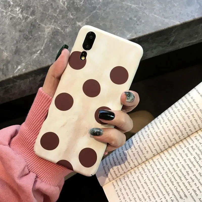 

MA Fashion Funny Retro Wave Point Style Hard TPU Phone Case Cover For Huawei P20 Lite P20 Pro Honor 8X 9 10 NOVA3i 4 Cover