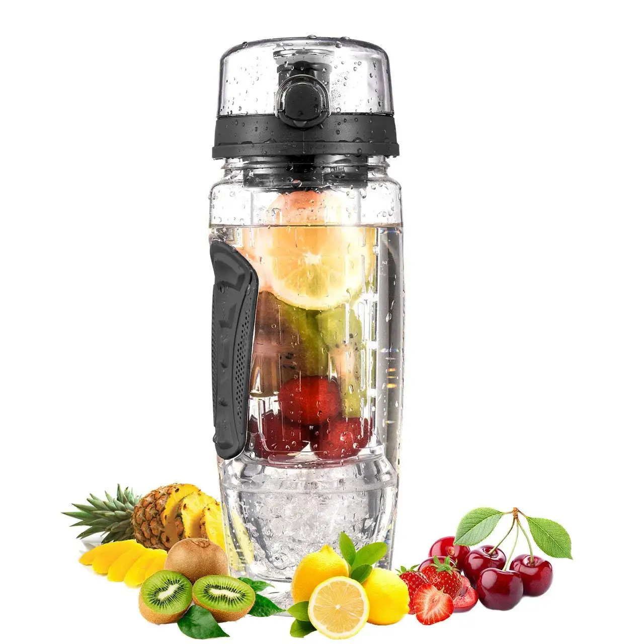 

Water Bottle uberBottle - 32oz | Leak Proof Bottles | Kids, School, Sports, Bike | With Fruit Filter | BPA