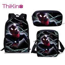 Thikin School Bag Set 3pcs Kids Backpacks Spiderman Mochila Escolar Infantil Children Pencil Shoulder Book Bags Boys Girls Gifts Thikin School Bag Set 3pcs Kids Backpacks Spiderman Mochila Escolar Infantil Children Pencil Shoulder Book Bags Boys Girls Gifts