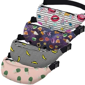

Fashion Printing Waist Bag Men Belt Female Chest Handbag Unisex Fanny Pack Ladies Waist Pack Belly Bags Phone Pouch New