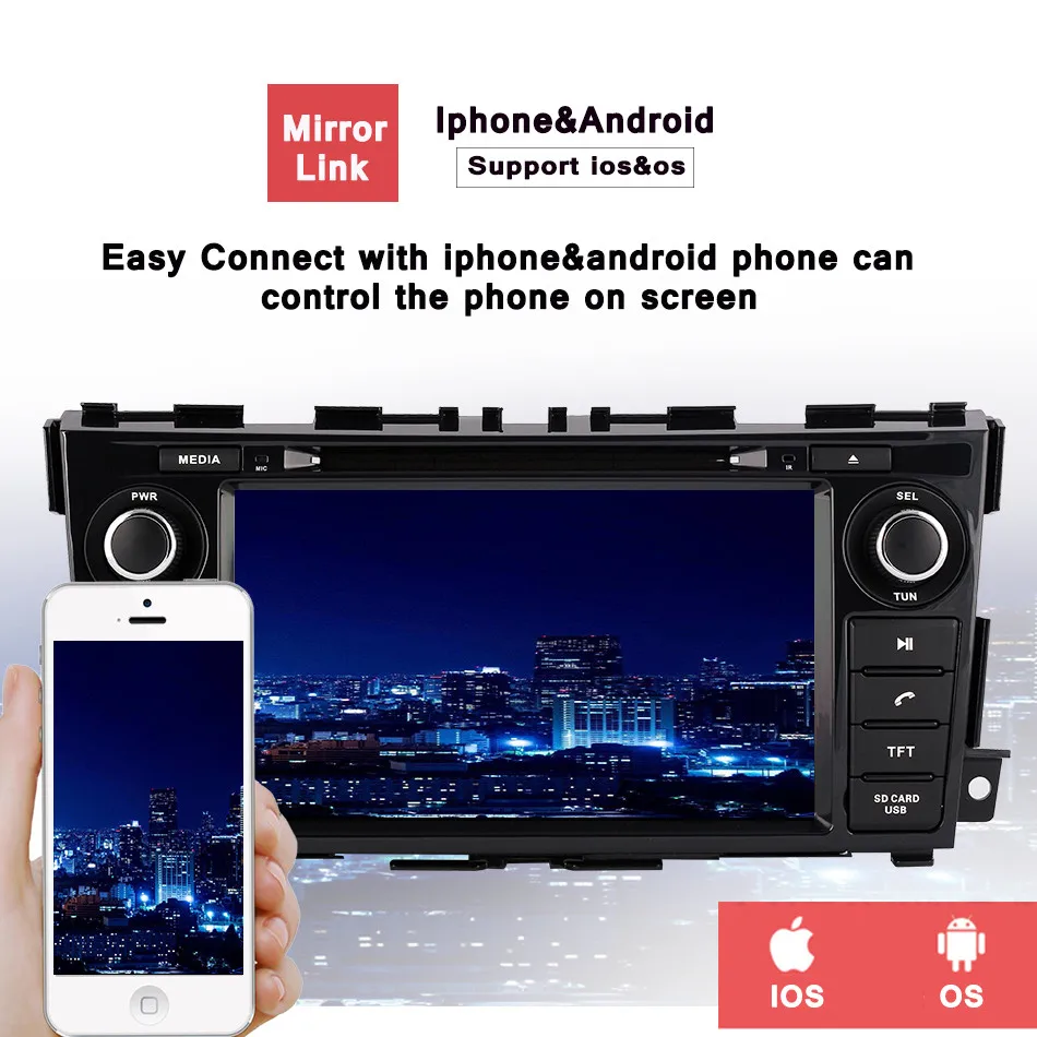 Clearance Android 9.0 Car Dvd Player For NISSAN Teana Altima 2014 2015 2016 2017 Car GPS NAVI Navigation System Radio Stereo DVD BT AUX HD 9