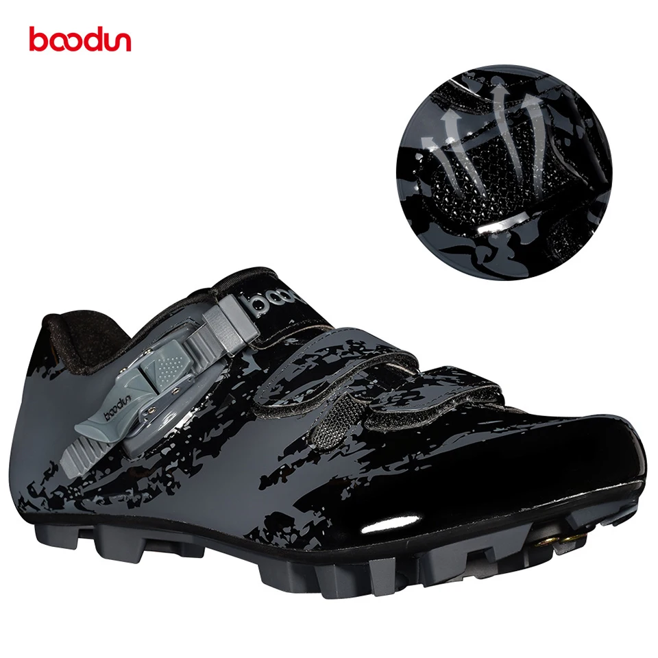 Boodun Профессиональный zapatillas ciclismo mtb самоблокирующаяся велосипедная обувь mtb велосипедная обувь Нескользящая велосипедная обувь Sapatos ciclismo