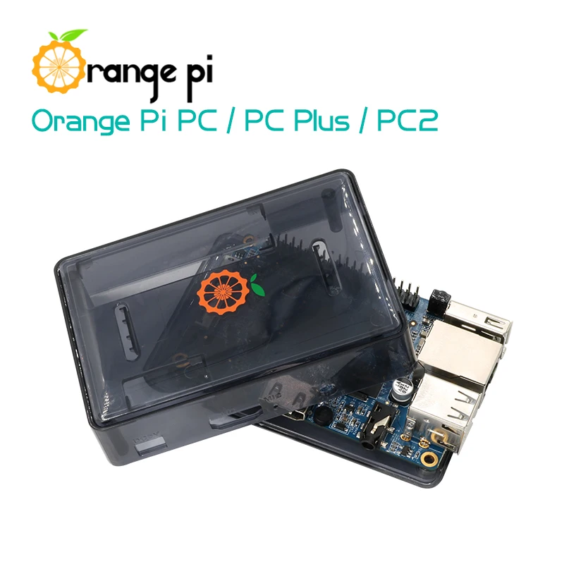 Orange Pi 3 LTS ABSブラック保護ケース、Orange Pi 3 LTSシングルボードコンピュータのみに対応。 Orange Pi 3 LTS ABS ケース黒透明シェル保護ボックスオプションの銅