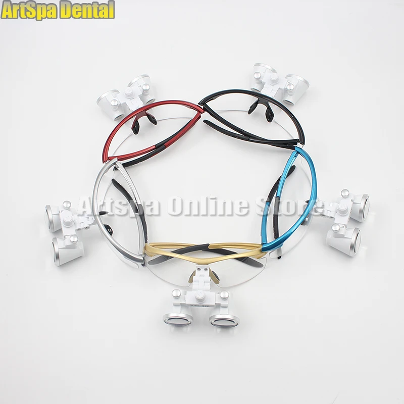  Dental Surgical Loupe Magnifier Binocular Magnifier with LED Head Light Lamp Dental Loupes - 32831235955