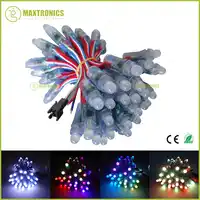 1000pcs 12mm WS2811 2811 IC RGB Led Module String Waterproof DC12V Digital Full Color LED Pixel Light Free shipping by DHL