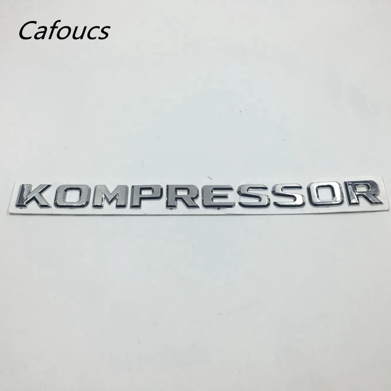 Для Mercedes Benz Kompressor эмблема задний багажник значок надписи хром логотип наклейки CLK SLK SL CLS ML A B C S R класс