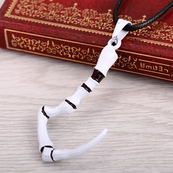 

12pcs/lot Hot Game Dota 2 Metal Necklace Pudge Dragonclaw Hook Pendant Cosplay Accessories Jewelry Gift