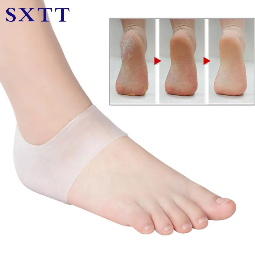 SXTT 1 زوج هلام الأقواس Footful إدراج تقويم العظام بطانة حماية من السيليكون الجوارب قوس دعم القدم أقدام مسطحة تخفيف الألم مريحة النعال