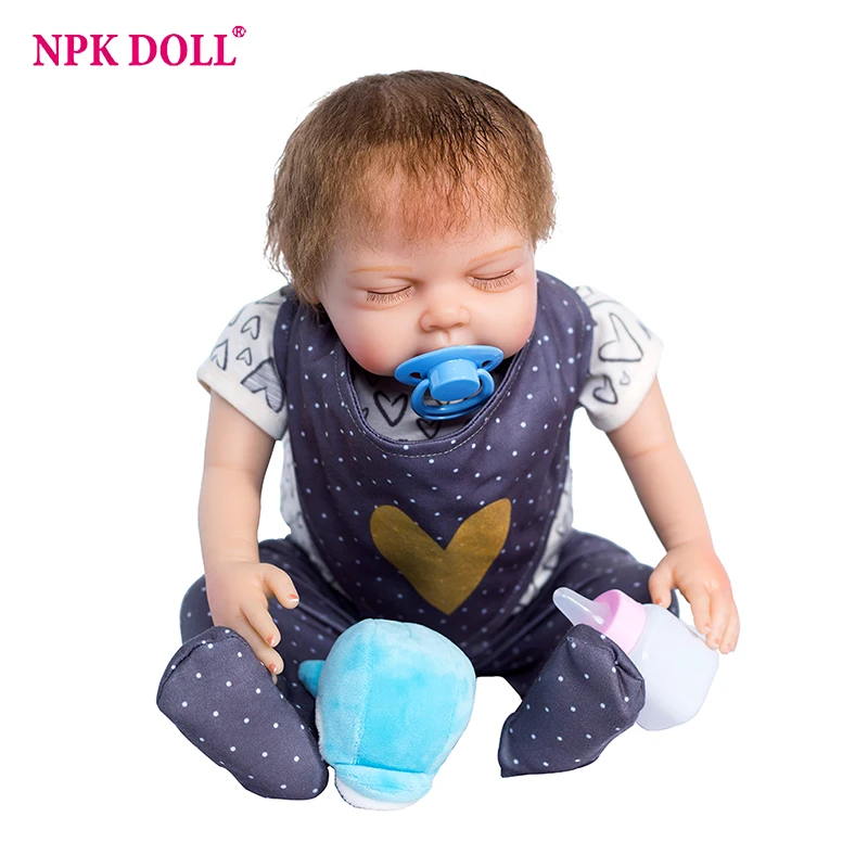 50cm Boneca Bebe Reborn soft body sleeping reborn baby Toddler doll Silicone Vinly Alive Boy Baby Dolls Children Birthday Gift 50cm Boneca Bebe Reborn soft body sleeping reborn baby Toddler doll Silicone Vinly Alive Boy Baby Dolls Children Birthday Gift