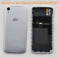 Для Alcatel One Touch Idol 3 6039 6039A 6039 К 6039Y задняя крышка 4.7 »смартфон назад корпус Аккумулятор Чехол Жесткий PC