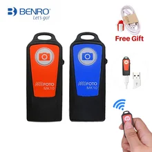 BENRO MK10 беспроводной Bluetooth пульт дистанционного управления затвором ручной Мини штатив монопод