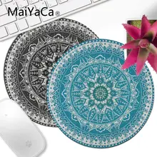 MaiYaCa простой дизайн Мандала DIY дизайн игровой с узором круглый коврик для мыши уникальный настольный коврик игровой геймер Коврик для мыши Настольный коврик