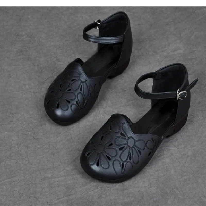 Women Leather Sandals Low Heels Embroidery 2019 Summer Shoes Girls Casual Sandals White Handmade Genuine Leather Women Sandals Women Leather Sandals Low Heels Embroidery 2019 Summer Shoes Girls Casual Sandals White Handmade Genuine Leather Women Sandals