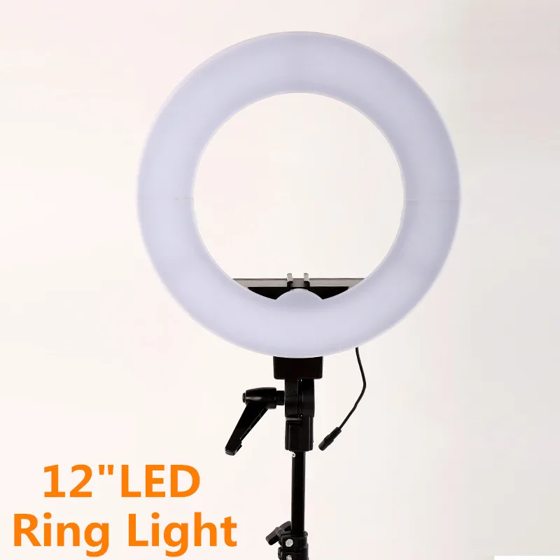 Pro 12" Photography Studio 35w 5500K LED Ring Light Photo Studio Camera