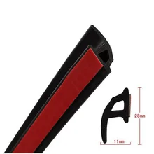 P Type 2M Car Door Rubber Seal Sound Insulation Car Door Sealing Strip Weatherstrip Edge Trim P Type 2M Car Door Rubber Seal Sound Insulation Car Door Sealing Strip Weatherstrip Edge Trim