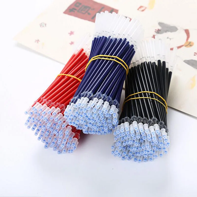 

20pcs/Bag Black Blue Red Needle / Bullet Refill Writing Smooth High Quality Pen Core Bullet Refill Children'S Student Stationery