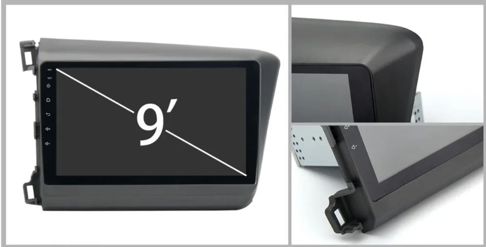 Cheap IPS 32g 4GRam 9 " Android 9.0 Car Audio for Honda Civic 2012 - 2014  Headunit Stereo Video GPS Navi Multimedia IPS Monitor Radio 7